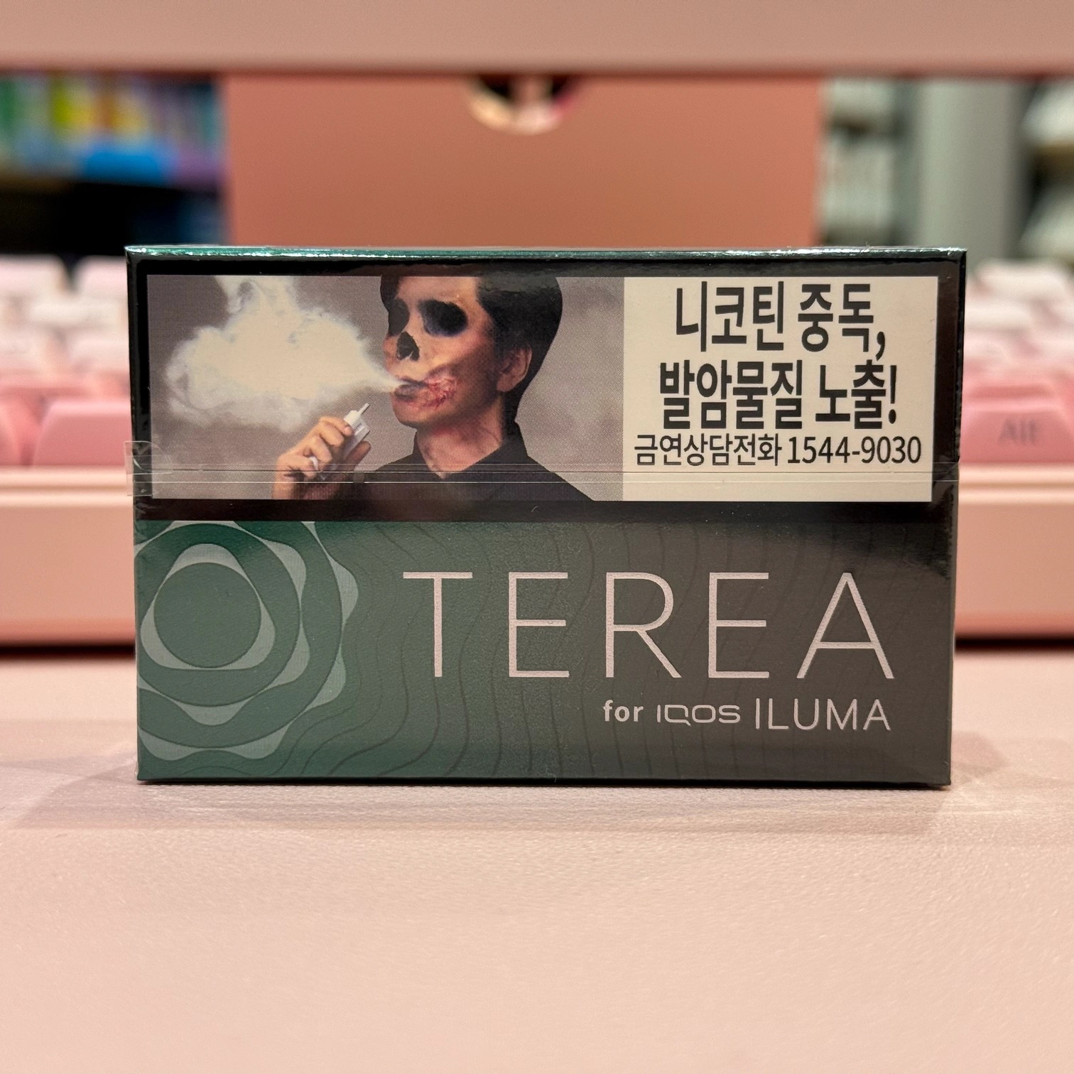 TEREA Black green Крепкий табак с Ментолом и Зелёными фруктами (Корея)
