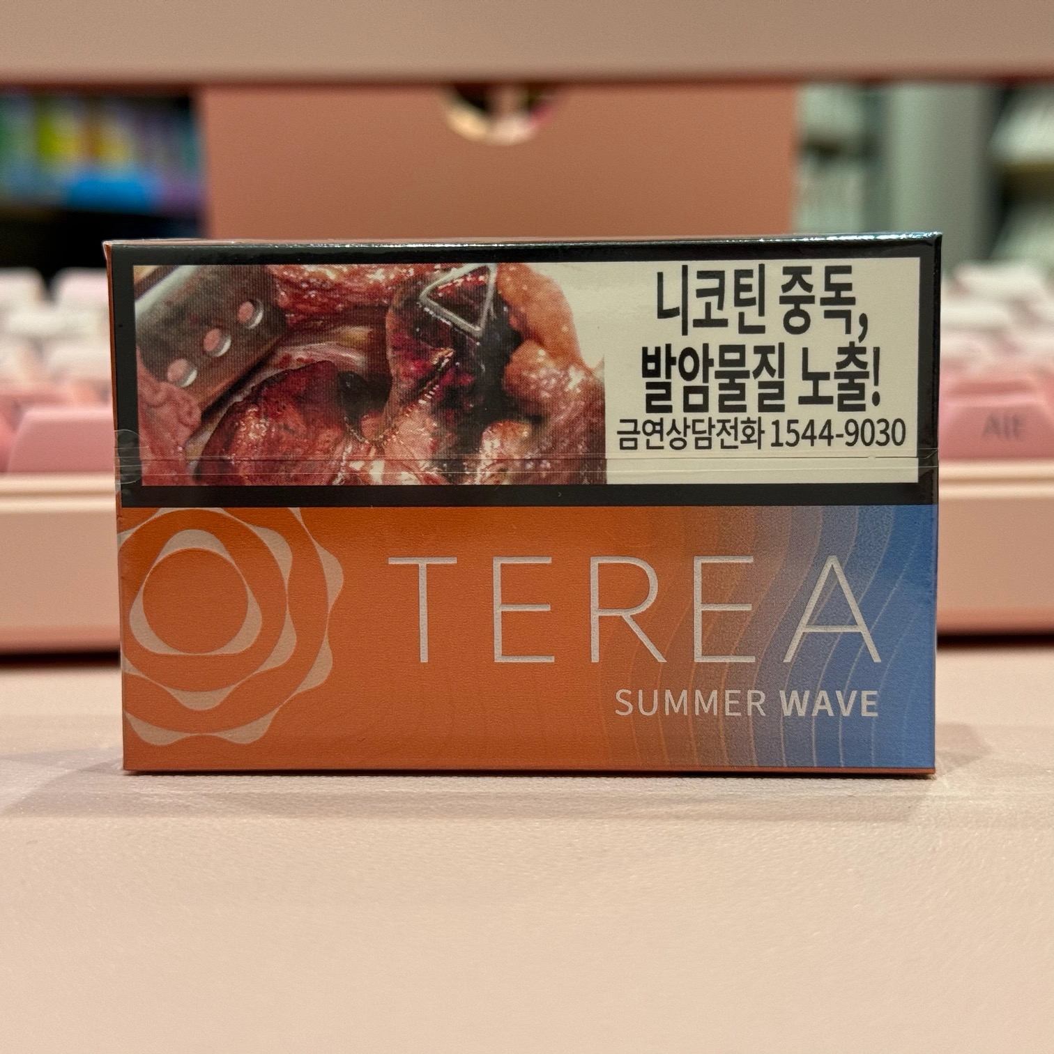 TEREA Summer wave Табак персик цветы и ментол (Корея)