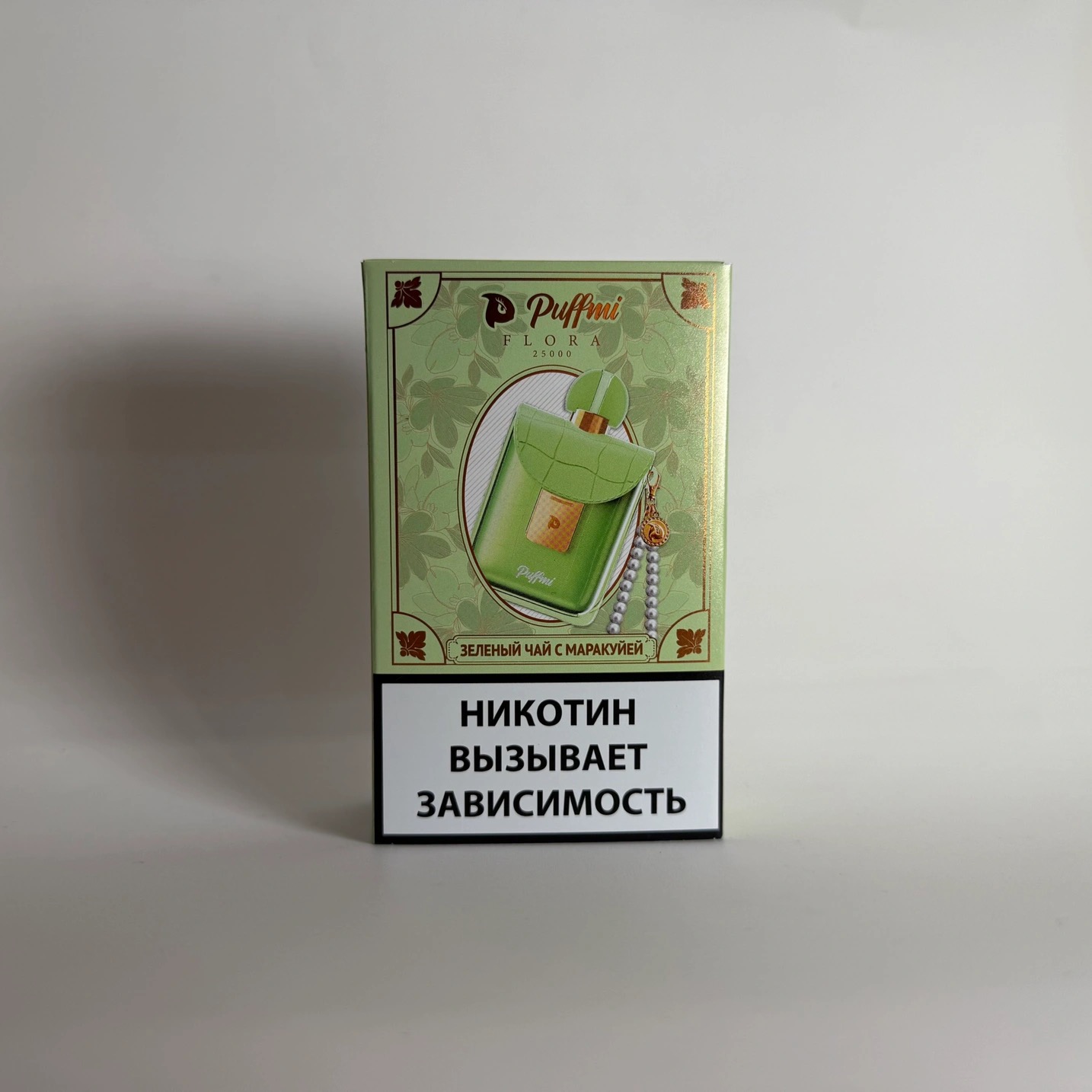 Puffmi Flora 25000 Зеленый чай с маракуйей
