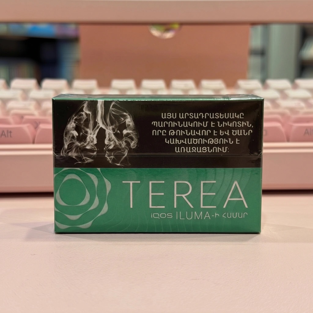 TEREA Green Табак с ментолом и лимонными нотами (Армения)