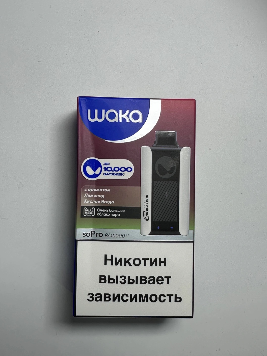 WAKA PA 10000 Лимонад кислая ягода