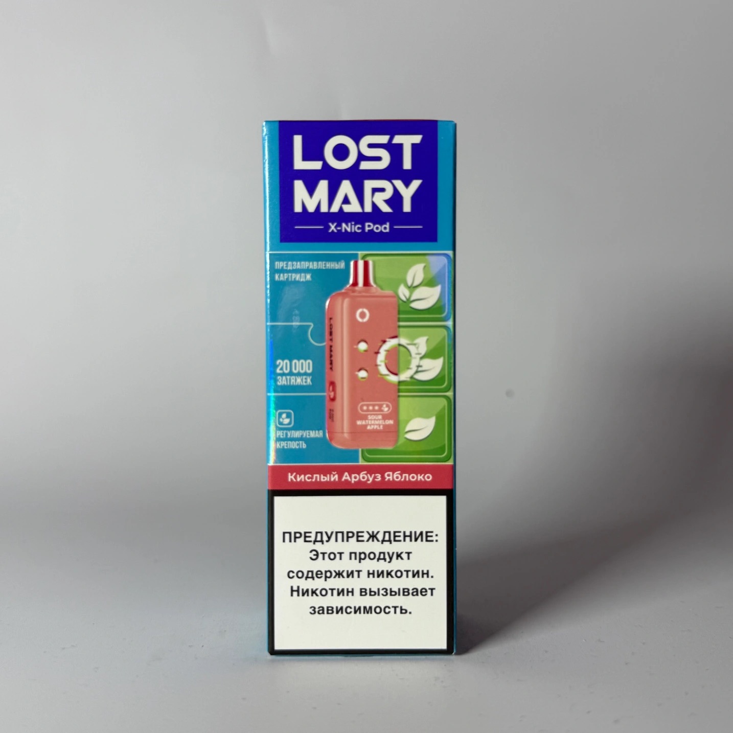 Lost Mary X-link картридж Кислый арбуз яблоко (Крепкая линейка)
