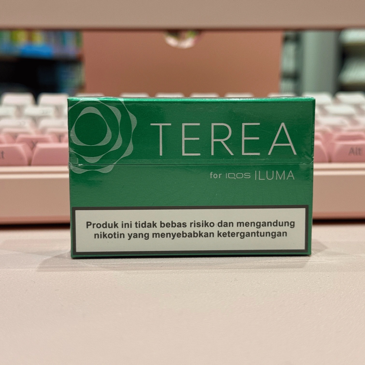 TEREA Green крепкий табак с ментолом и зелёными фруктами (Индонезия)