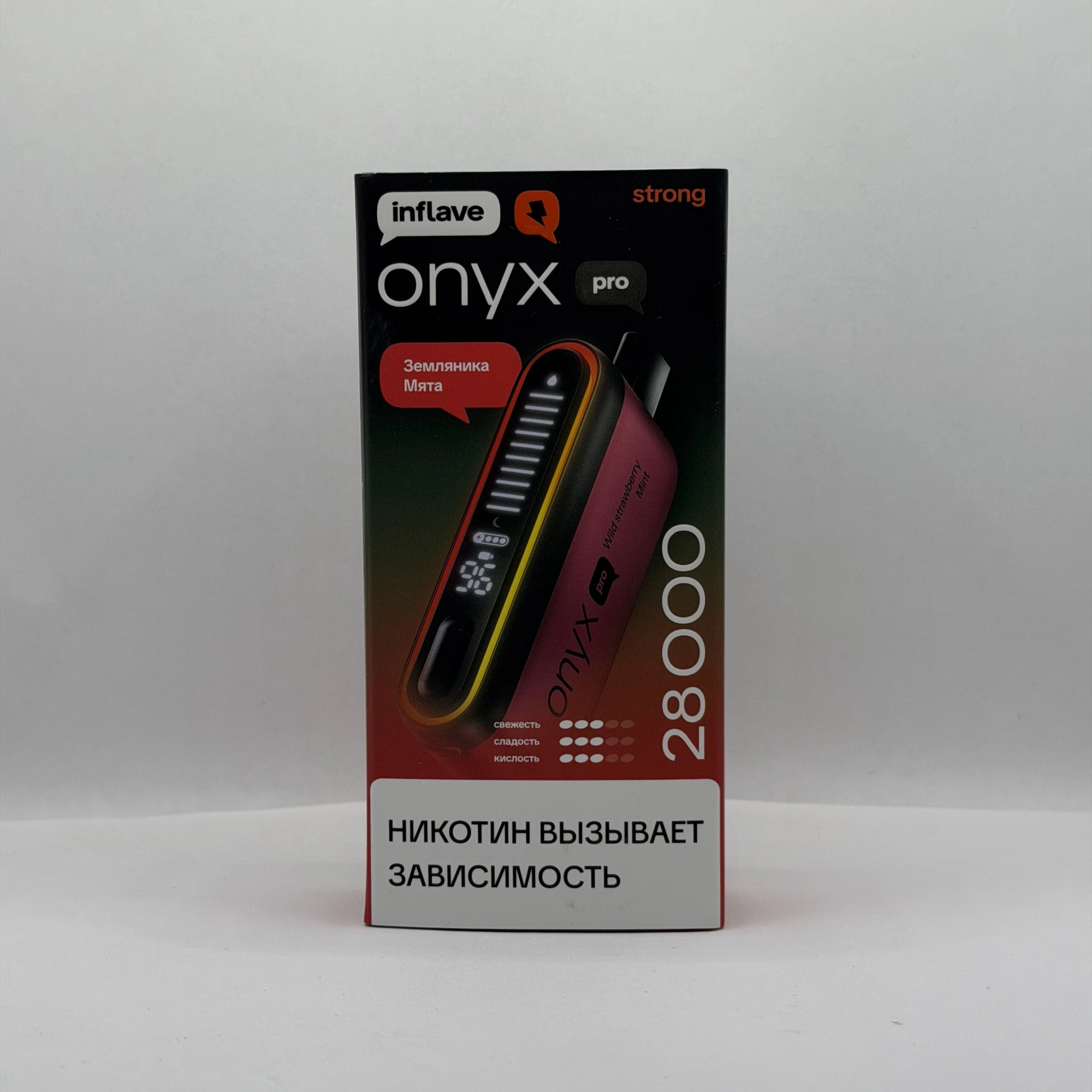Inflave Onyx Pro Strong 28000 Земляника мята