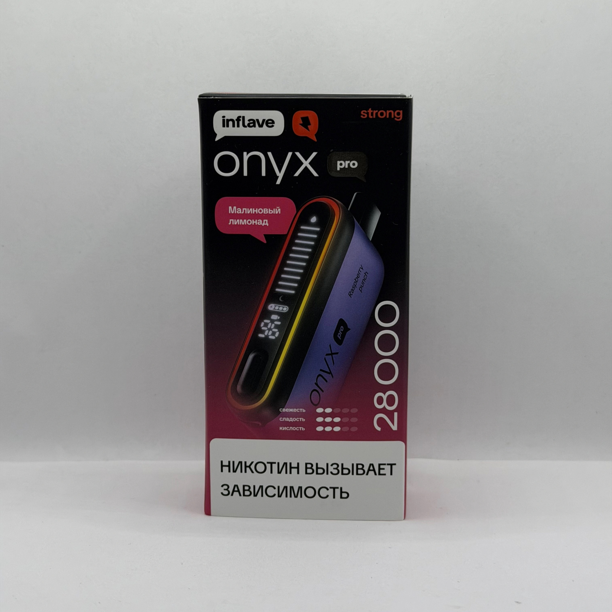 Inflave Onyx Pro Strong 28000 Малиновый лимонад